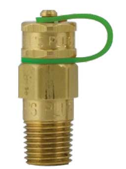 8mm (1/4") BSPT Test Plug in Brass - EPR Seal