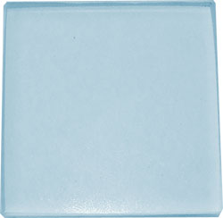Sight Glass TSL 55mm SQ. x 5mm Thick - Blue Tint