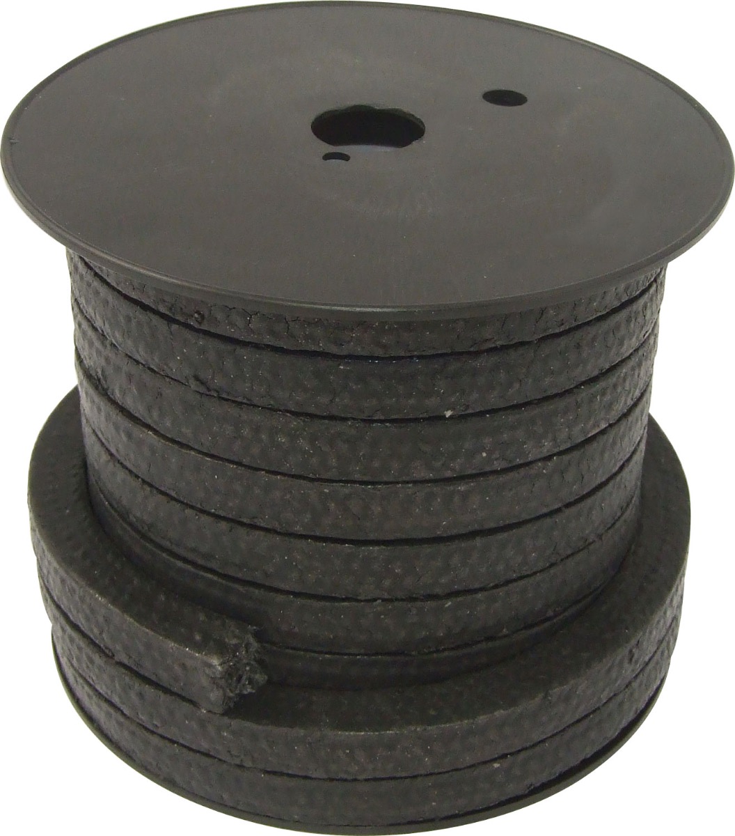 Valve Packing VG2 1/4" (6.5mm) SQ x 8m Graphite