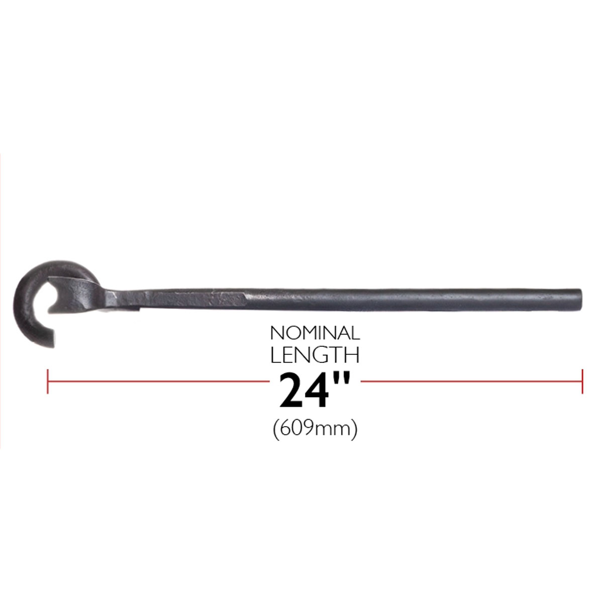 24" Forged Steel Valve Wheel Key