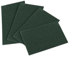 Heavy Duty Dark Green Hand Pad 230 x 150mm (Pack 10) 240 Gri