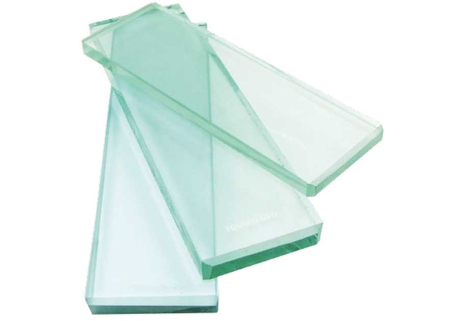 Toughened Glass Panel 10 1/2" x 2 1/2" x 3/8"