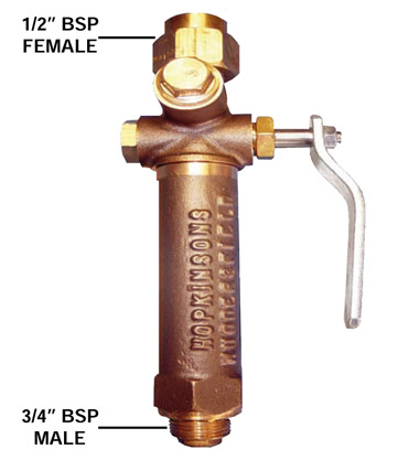 Pillar Syphon Fig.M4193 1/2" Female x 3/4" Male