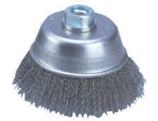 100mm Diameter Crimped Wire Cup Brush