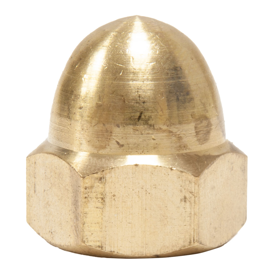 10mm Domed Brass Nut