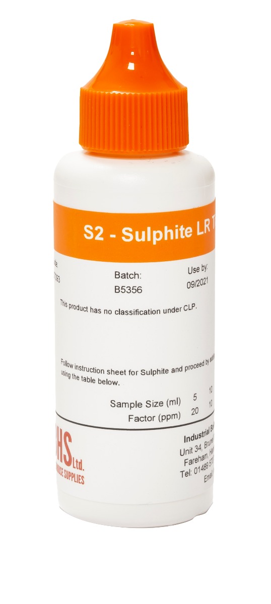 S2 Sulphite  LR Titrant - 65ml