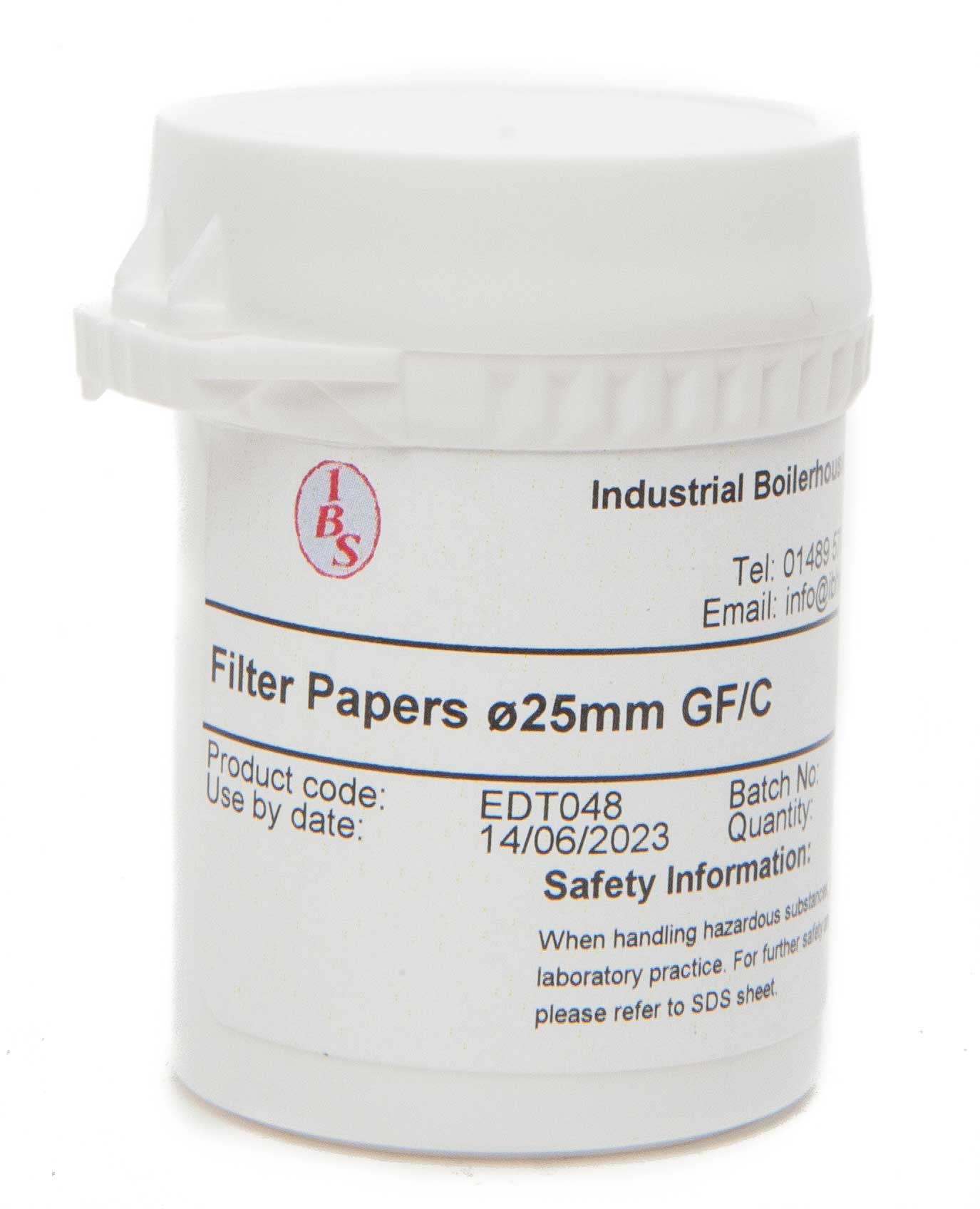 Filter Papers 25mm GF/C Pack of 50