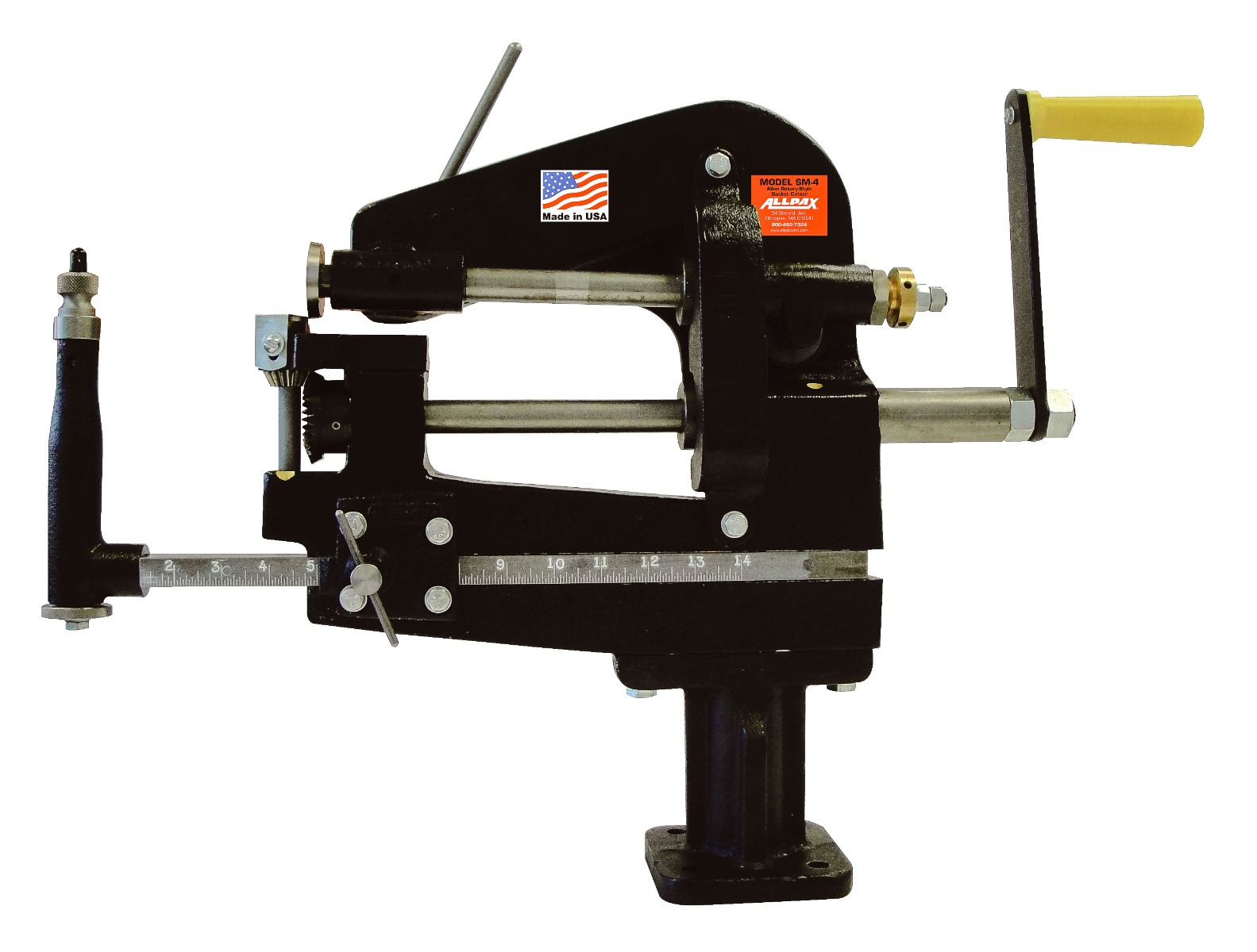 SM4 Allen Rotary-Style Gasket Cutter (Bench Mounted)