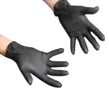 Box of 100 Black Mamba Disposable Nitrile Gloves  - Large