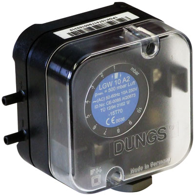 LGW10A2 1 -10 mbar Differential Pressure Switch