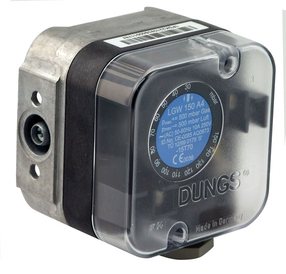 LGW50A4\2 - 2.5 - 50 mbar Pressure Switch IP65