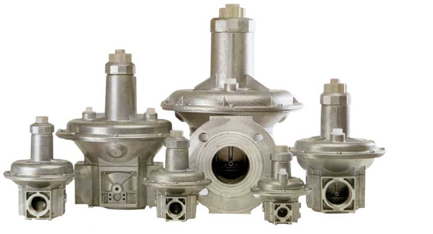 100mm Flanged PN16 Gas Regulator 140-200 mBar Outlet