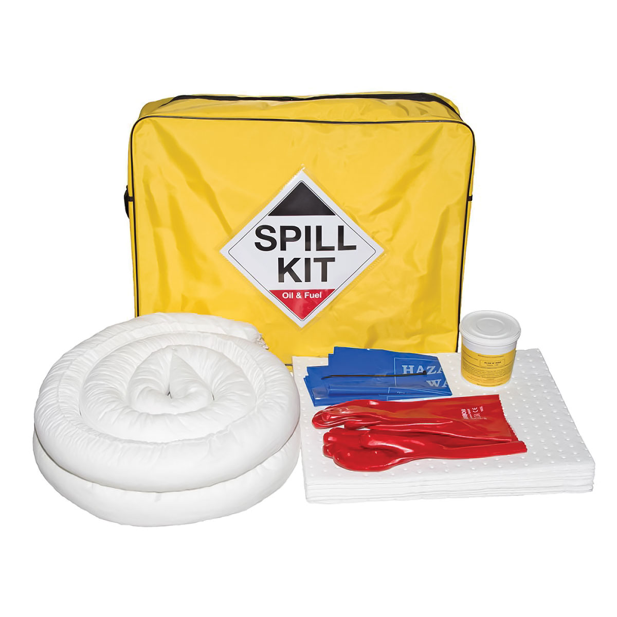 Oil & Fuel Spill Kit - Van Kit - Absorbs 50L