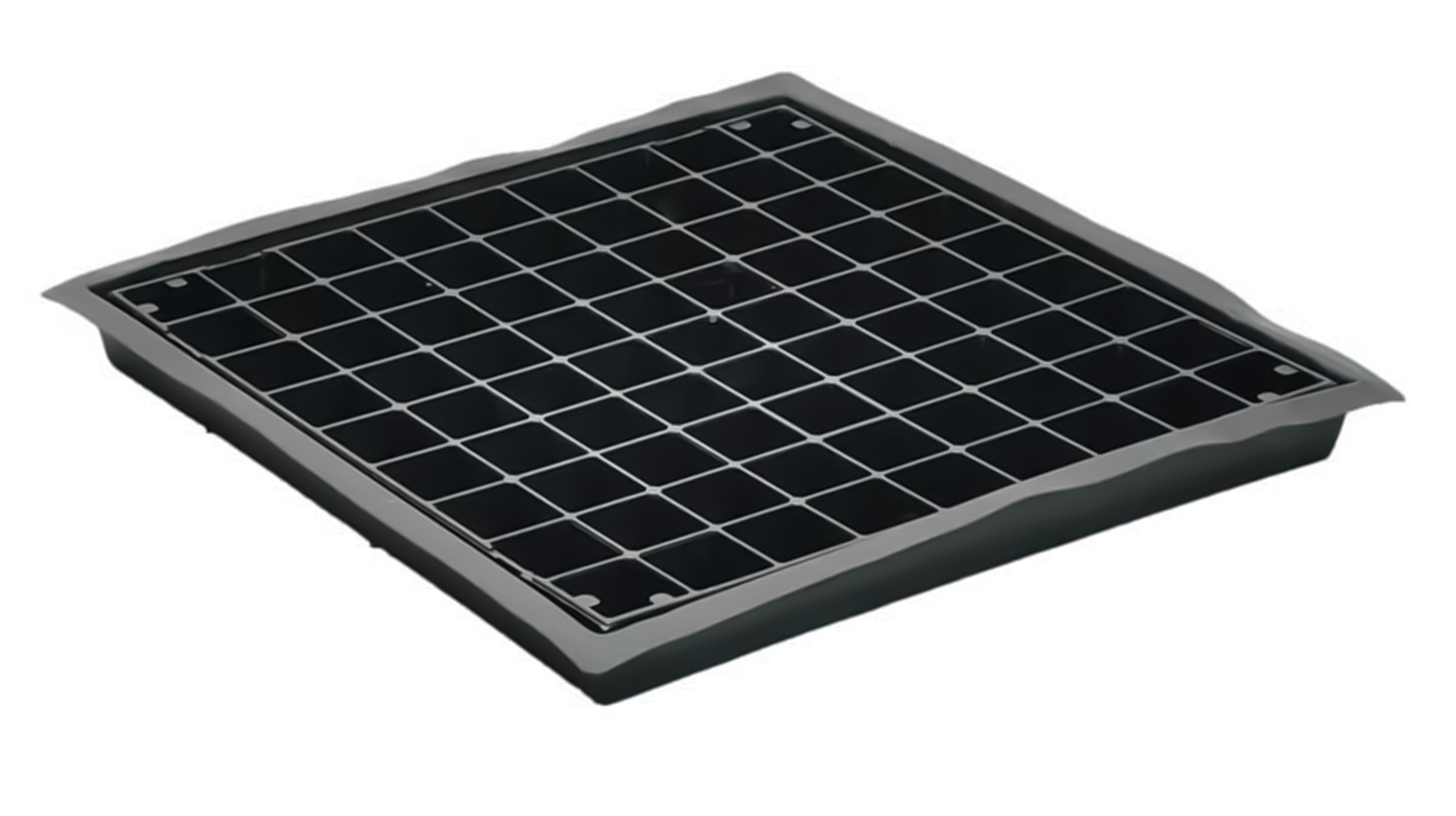 Shallow Flexi-Tray With One Grid - 52 x 52 x 5cm