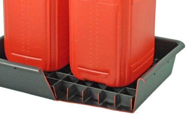 16 x 25L Drum Tray With Removeable Base Grid