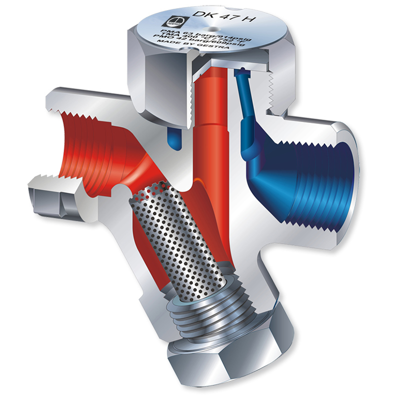 DK47H Thermodynamic Steam Trap 1" BSP Screwed