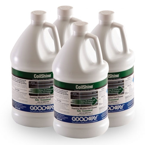 CoilShine Coil Cleaning Solution Case 4 x 1 US Gallon Bottle