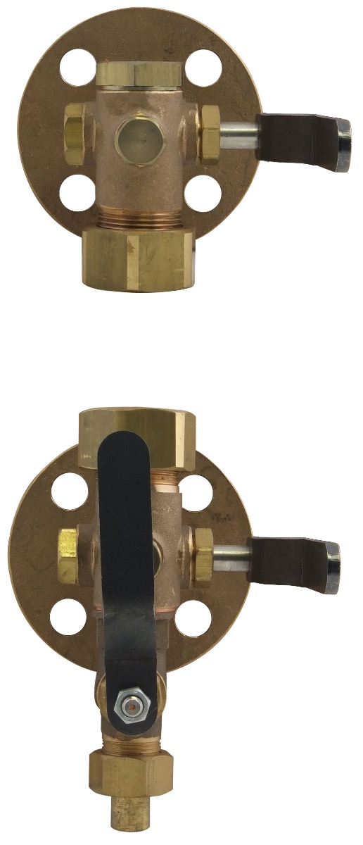 Hopkinson Gauge Cocks 3/4" Flanged 3/4" Table H