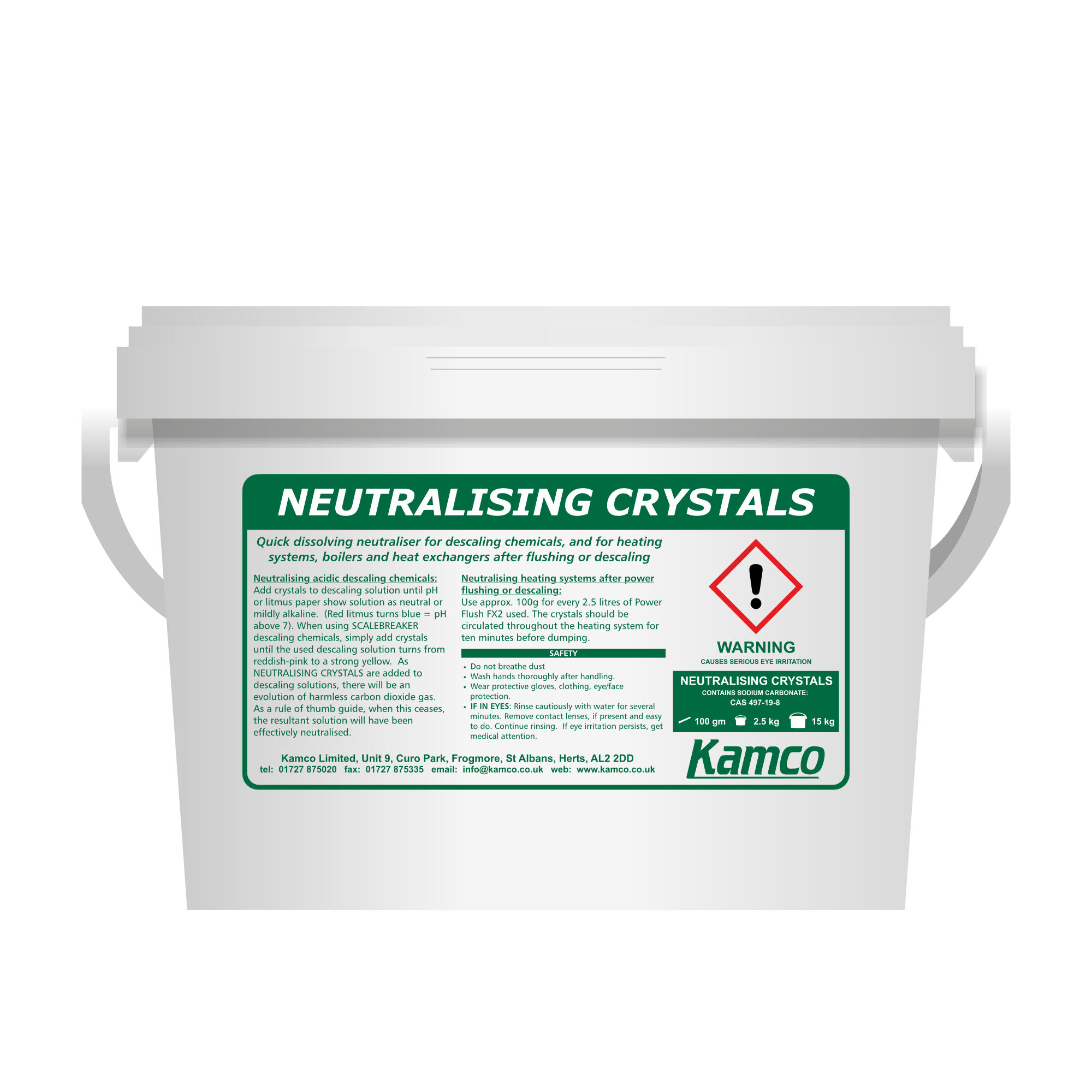 Neutralising Crystals 2.5Kg Bucket