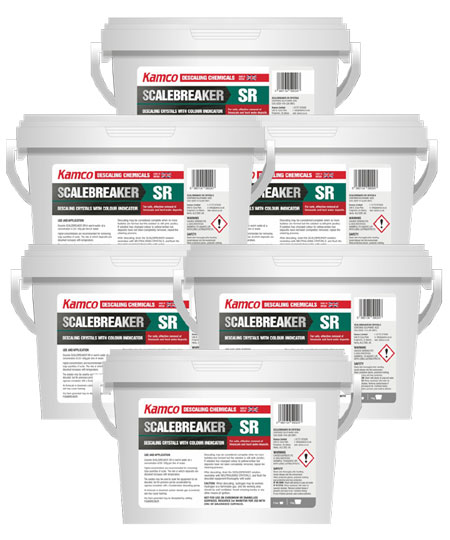 Scalebreaker SR Descaling Crystals Carton of 6 x 2.5kg Tubs