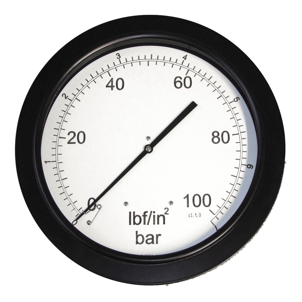 8" Front Flange Press Gauge 0-100 PSI/Bar 3/8"BSP Back Connection