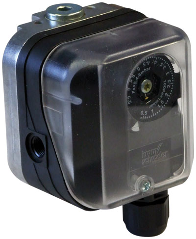 DG6U-3  Pressure Switch 0.5 to 6.5 mbar