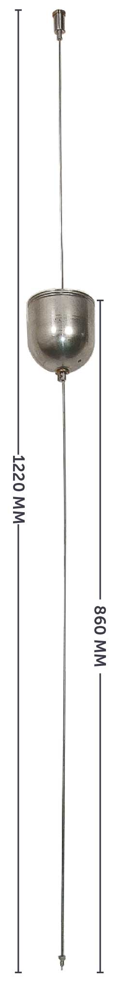 Float Rod C/W Test Cup - 250mm