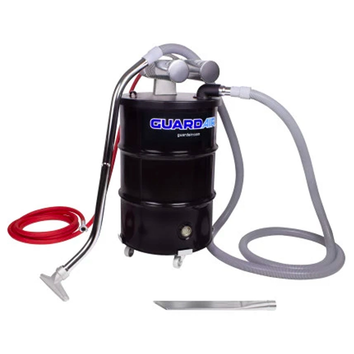 55 Gallon Dual Venturi Drum Vac Kit -1 1/2" Vac Hose & Tools