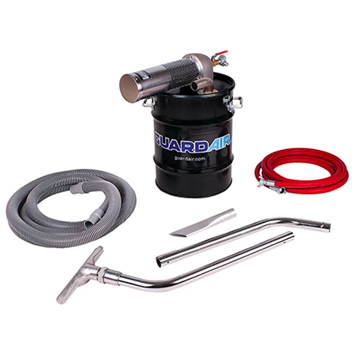 Nortech / Guardair 10 Gallon (S Venturi) Vac Kit C/W 1-1/2" Hose & Tools
