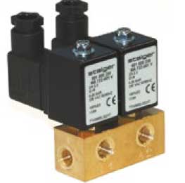 1/8" BSP Twin Solenoid Valve (NC) 230v