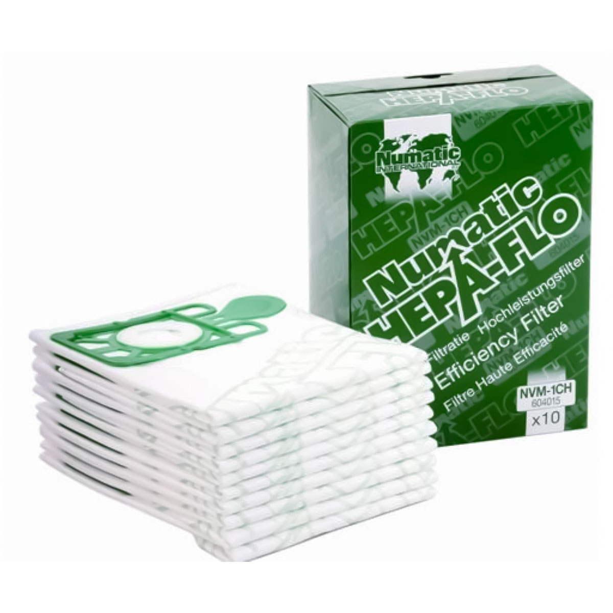 Hepaflo Dust Bags for 9ltr x 10 Pack