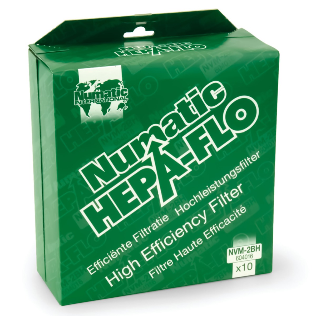 Hepaflo Dust Bags for 15ltr x10 Pack NVM-2BH