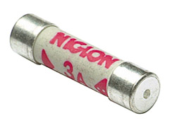 Ceramic Fuse 25mm 3A - 3 Per Pack