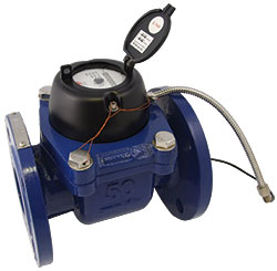 2 1/2" (65mm) Woltman Flanged Cold Water Meter Max 40c - Pulse Out