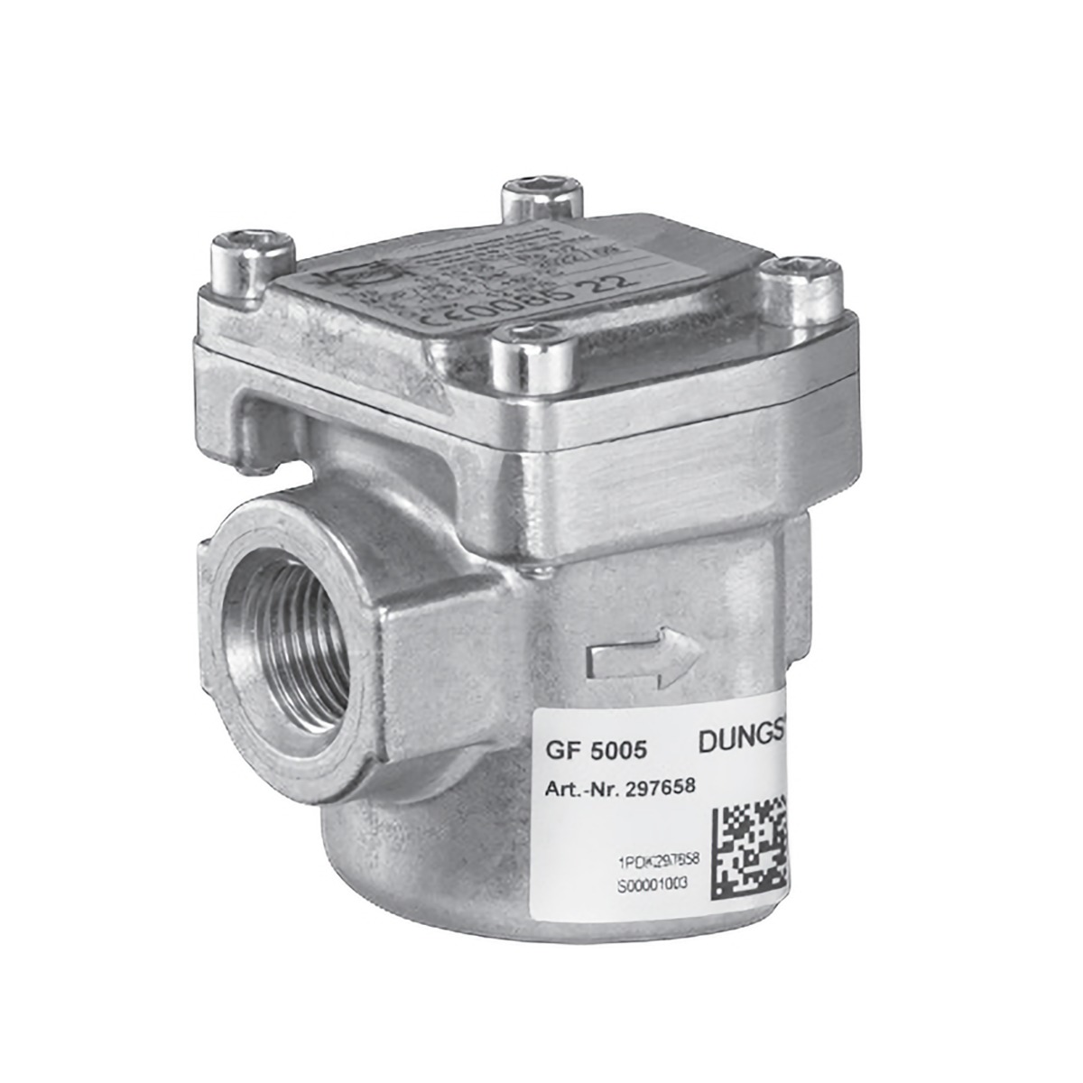 1/2" BSP Gas Filter 5 Bar Max Operating Pressure