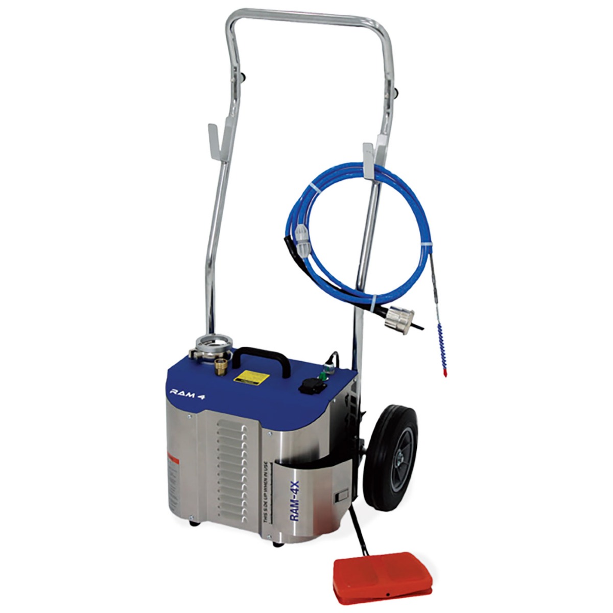 RAM 4X-ID Rotary Tube Cleaner 115v 50Hz C/W Trolley