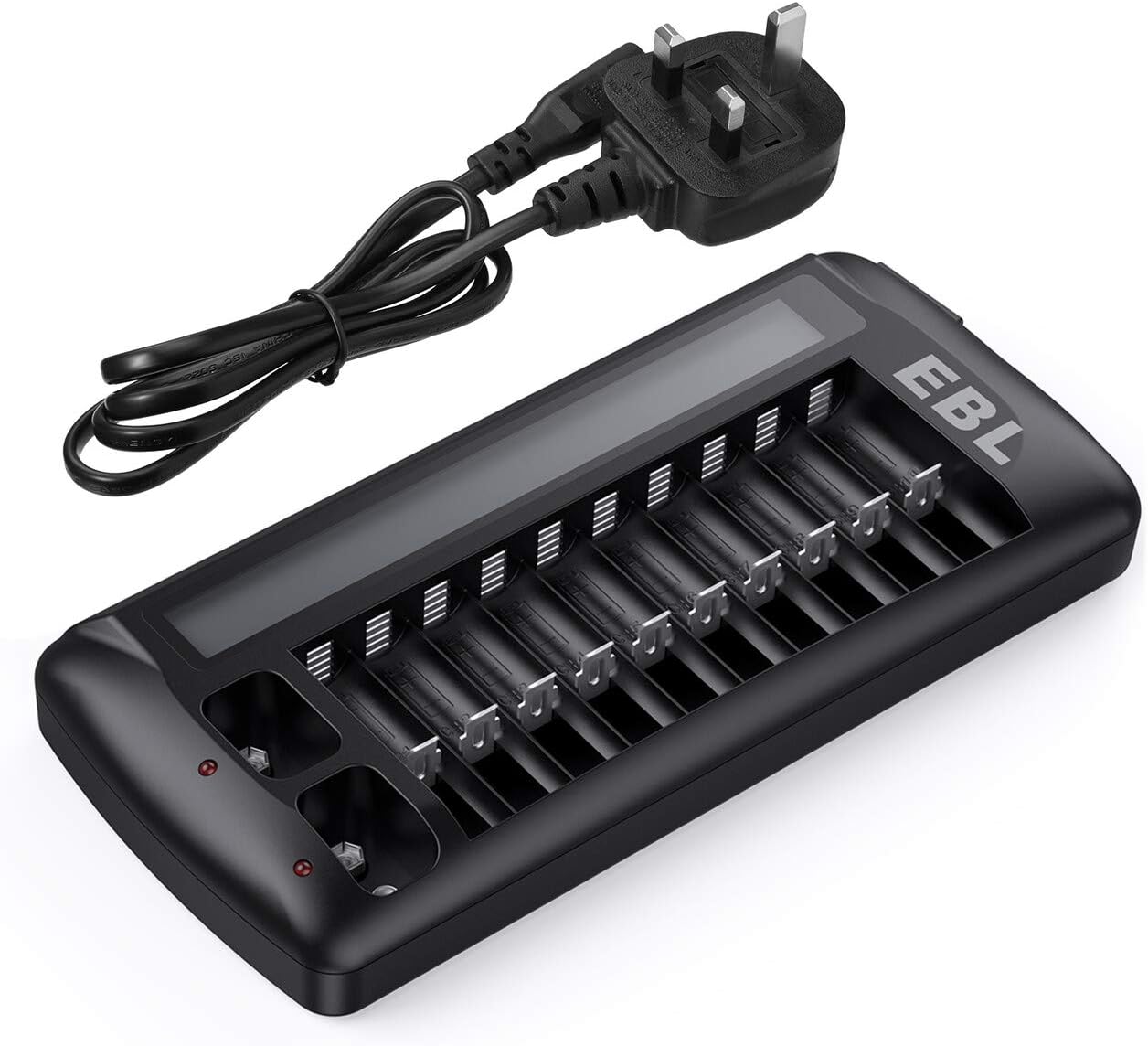 EBL Multi  AA/AAA/9v Battery Charger 10+2 slots