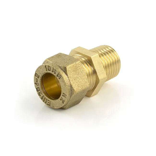 Compression Straight Adaptor - 3/16" x 1/8" BSPT MBS2051-2